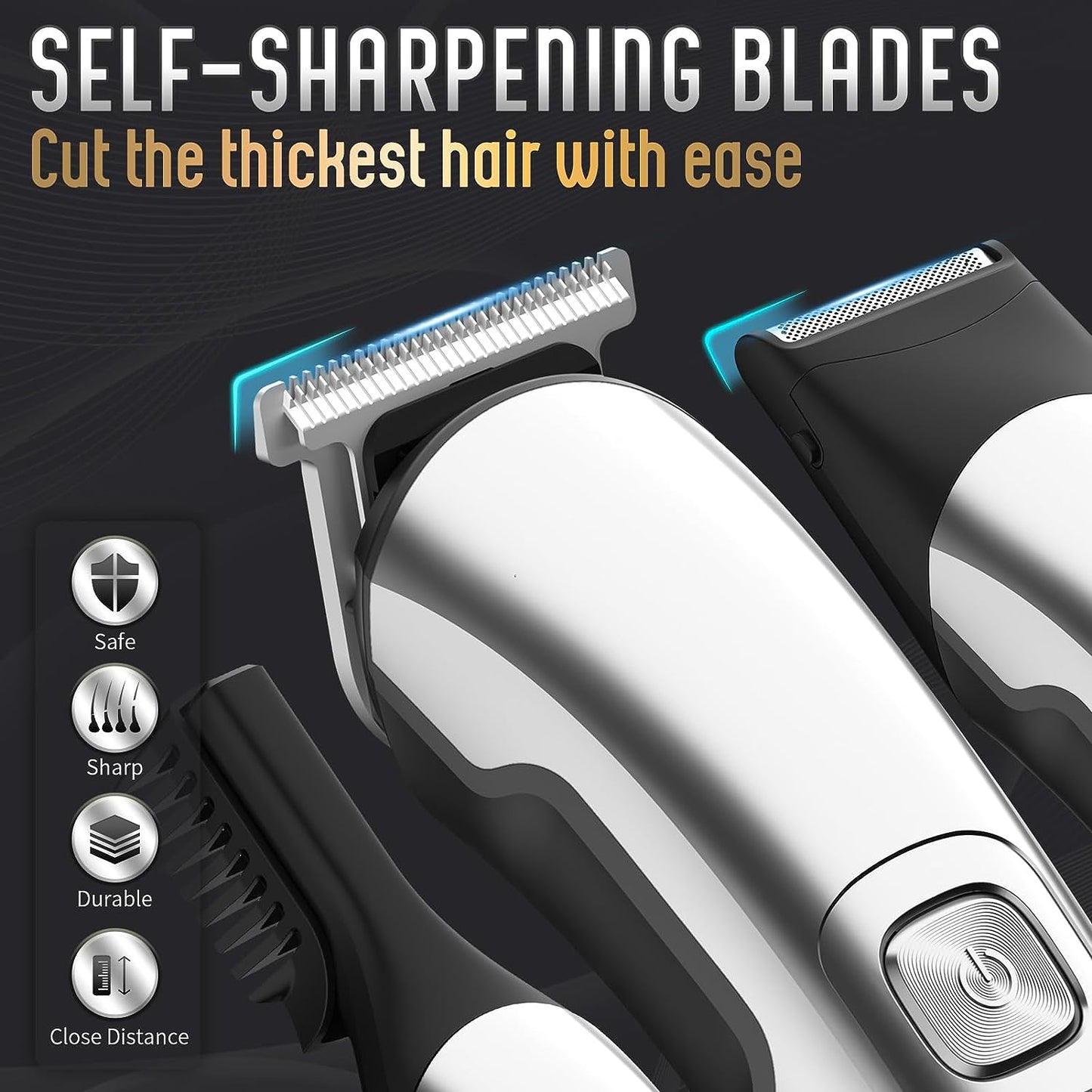 Cortadora de barba inalámbrica para hombres