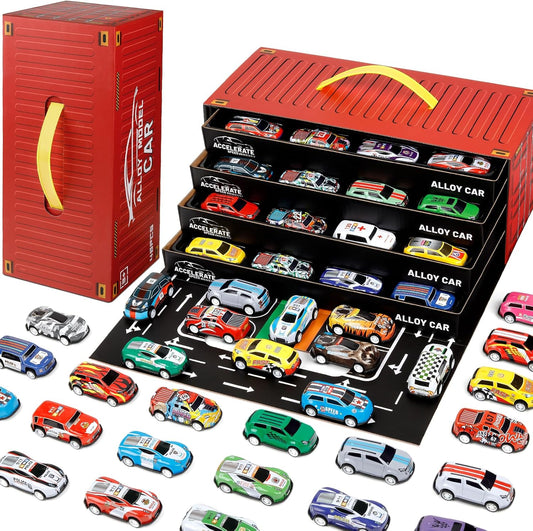 Juego de 48 piezas de autos