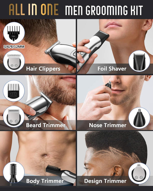 Cortadora de barba inalámbrica para hombres