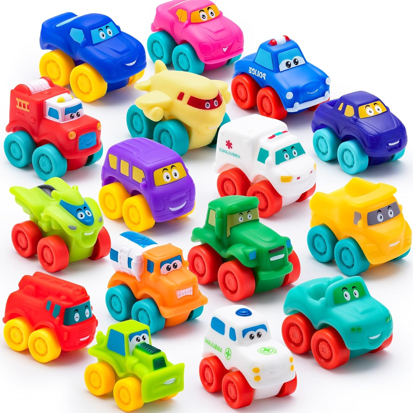 JOYIN Coches de dibujos animados