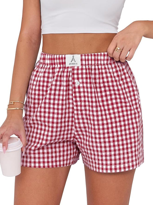 Pantalones cortos tipo bóxer para mujer